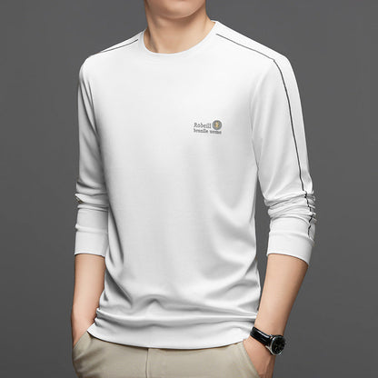 Sudadera casual de manga larga y cuello redondo para hombre