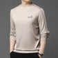 Sudadera casual de manga larga y cuello redondo para hombre