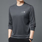 Sudadera casual de manga larga y cuello redondo para hombre