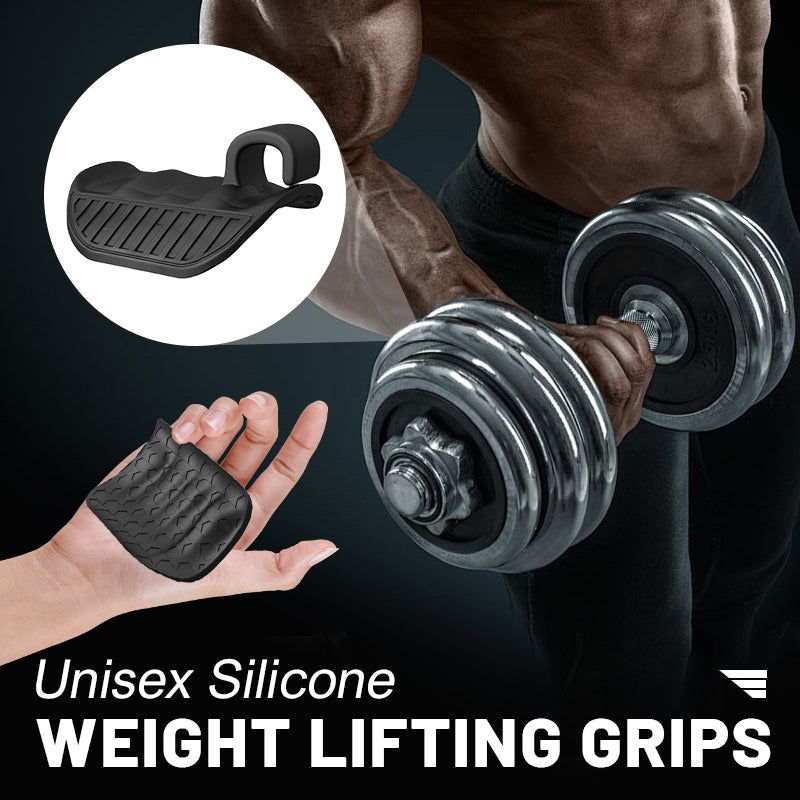 Puños de silicona unisex para levantamiento de pesas