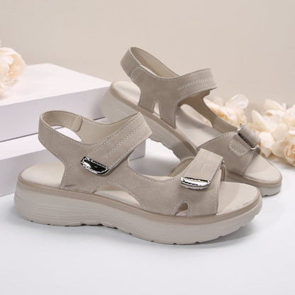 Sandalias de cuña con velcro para mujer🔥Compre 2 envío gratis🔥