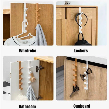 Space-Saving Over-the-Door Hooks