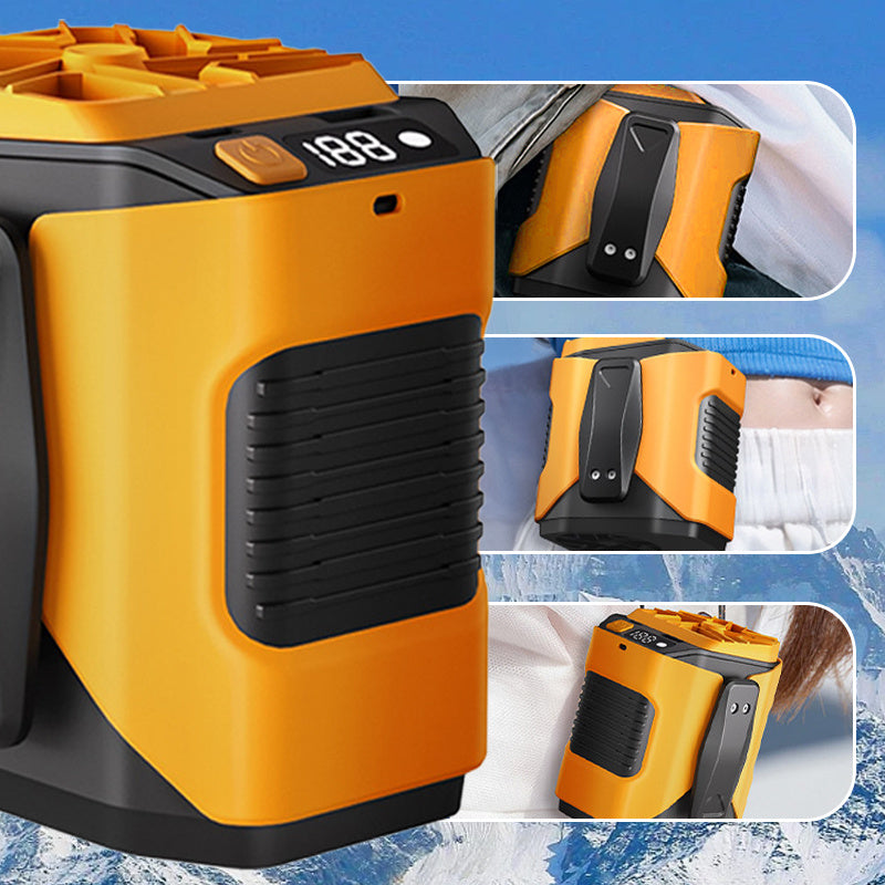 Ventilador de cintura multifunción de 6000mAh con 100 velocidades y lintern