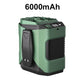 Ventilador de cintura multifunción de 6000mAh con 100 velocidades y lintern