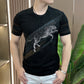 🔥Hot sale🔥Camiseta de manga corta con cuello redondo estampado para hombre
