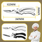 Tijeras de cocina de acero inoxidable multifuncionales y seguras