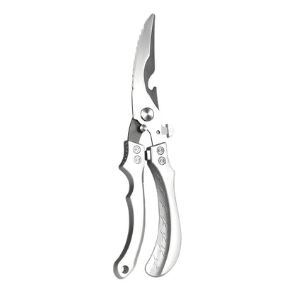 Tijeras de cocina de acero inoxidable multifuncionales y seguras