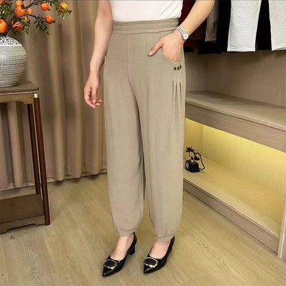 Pantalones sueltos transpirables para mujer