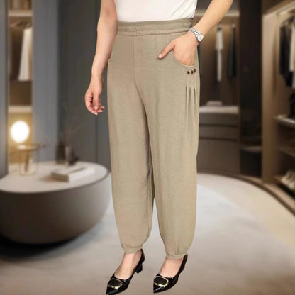Pantalones sueltos transpirables para mujer