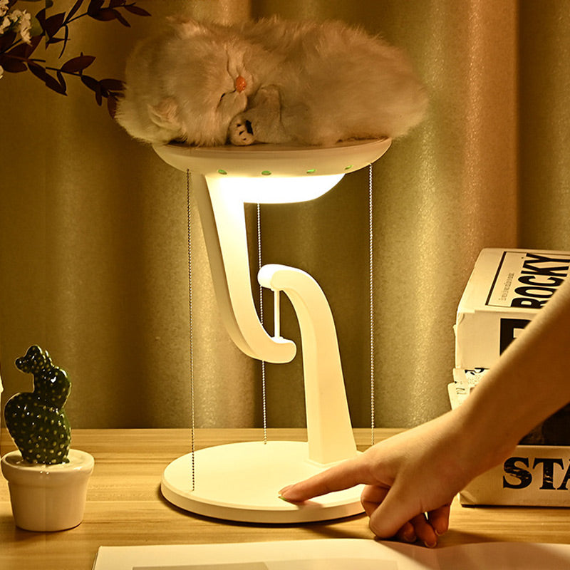 Luz de ambiente creativa para dormitorio con carga inalámbrica rápida flotante