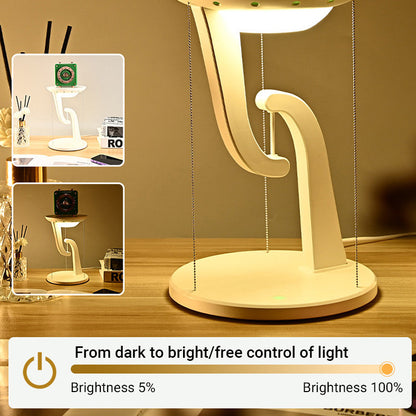 Luz de ambiente creativa para dormitorio con carga inalámbrica rápida flotante