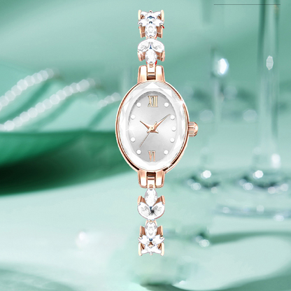 Elegante Reloj de Cuarzo Resistente al Agua para Mujer