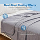 Manta refrescante para quienes duermen con calor🛏️