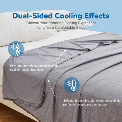 Manta refrescante para quienes duermen con calor🛏️