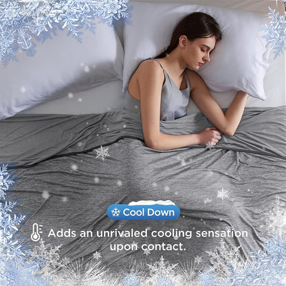 Manta refrescante para quienes duermen con calor🛏️