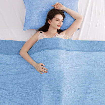 Manta refrescante para quienes duermen con calor🛏️