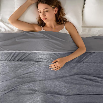 Manta refrescante para quienes duermen con calor🛏️