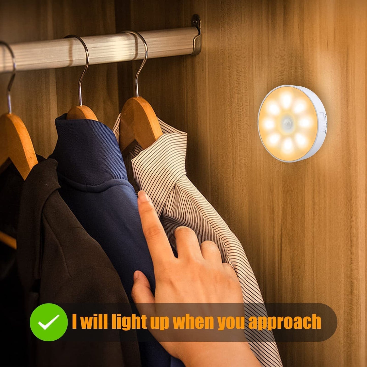 🎅Christmas Hot Sale🎁LED Luz de Noche con Sensor Inteligente