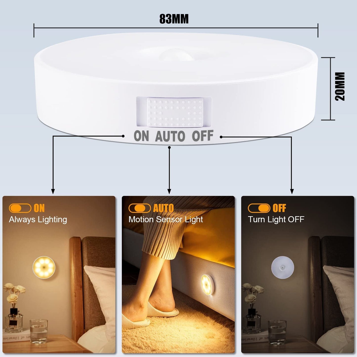 🎅Christmas Hot Sale🎁LED Luz de Noche con Sensor Inteligente