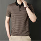 Camisa casual clásica de rayas para hombre