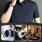 Camisa casual clásica de rayas para hombre