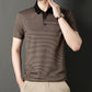 Camisa casual clásica de rayas para hombre