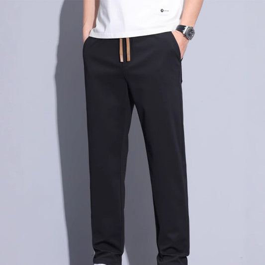 Pantalones Casuales de Seda Helada para Hombre