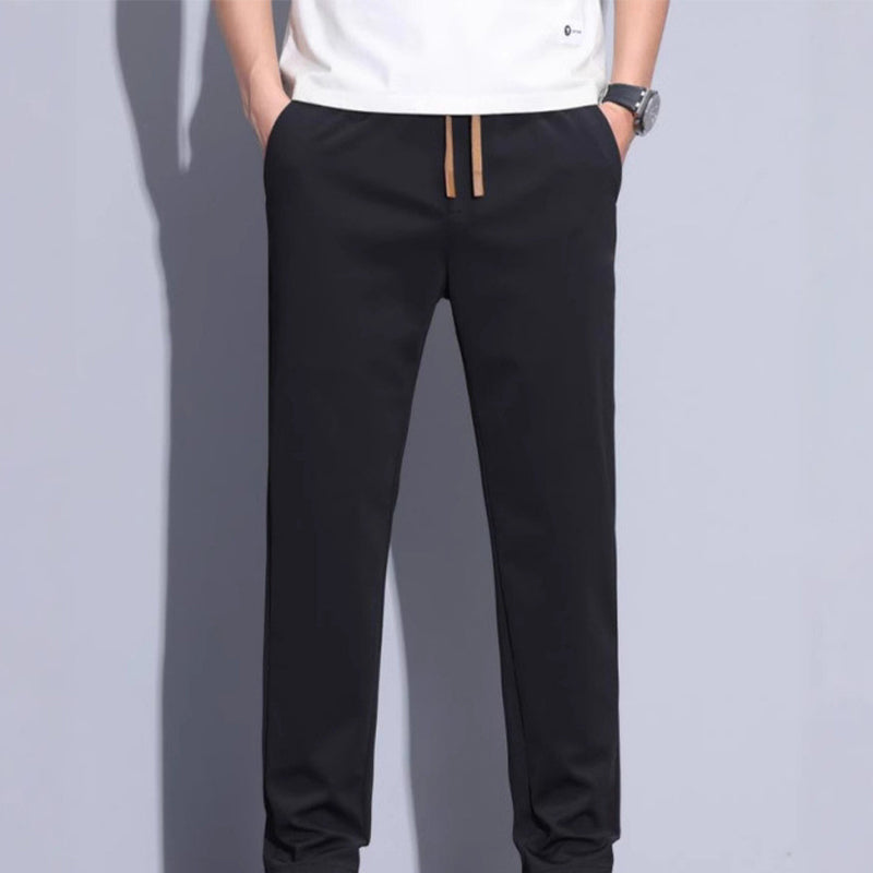 Pantalones Casuales de Seda Helada para Hombre