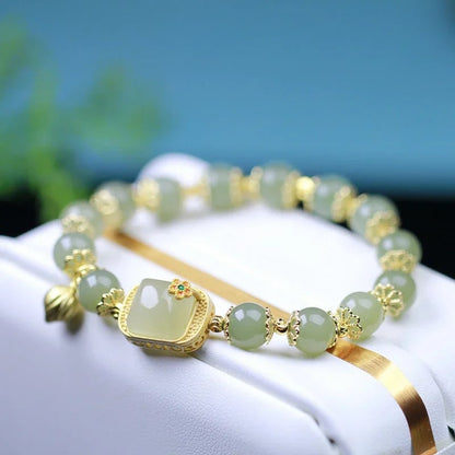 Pulsera de Cuentas de Jade Hotan