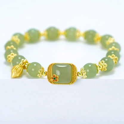 Pulsera de Cuentas de Jade Hotan