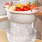 Juego de escurridor de cocina 2 en 1 con colador de cuenco