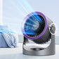 Mini Portable Rechargeable Wall Mounted Fan with Lights