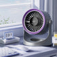 Mini Portable Rechargeable Wall Mounted Fan with Lights