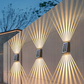 ⏳Time-limited Special⌛ Foco decorativo de pared solar de 4 LED impermeable para exteriores