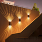 ⏳Time-limited Special⌛ Foco decorativo de pared solar de 4 LED impermeable para exteriores