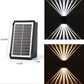 ⏳Time-limited Special⌛ Foco decorativo de pared solar de 4 LED impermeable para exteriores