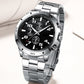 Reloj de cuarzo luminoso impermeable de moda