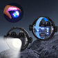 Encendedor eléctrico con luz Creative Gyro Windproof Dual Arc