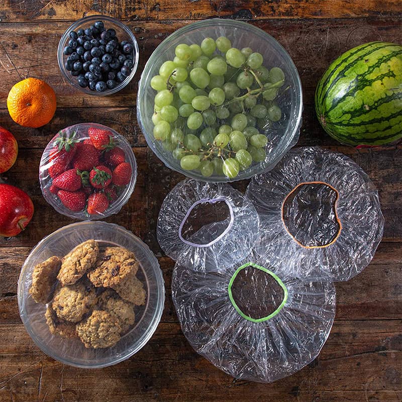 (100pcs) Fundas elásticas para alimentos Multipack