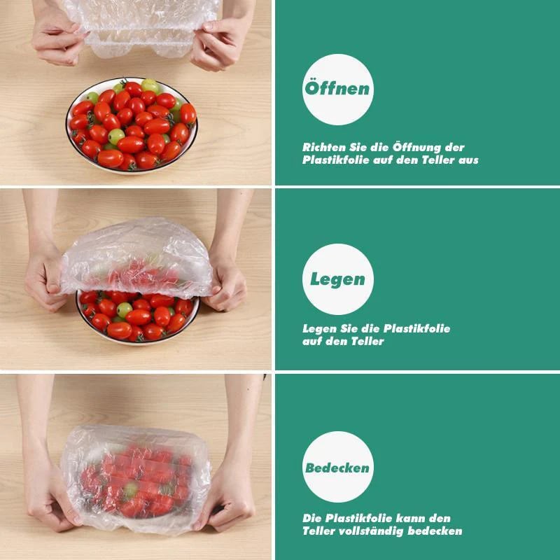 (100pcs) Fundas elásticas para alimentos Multipack