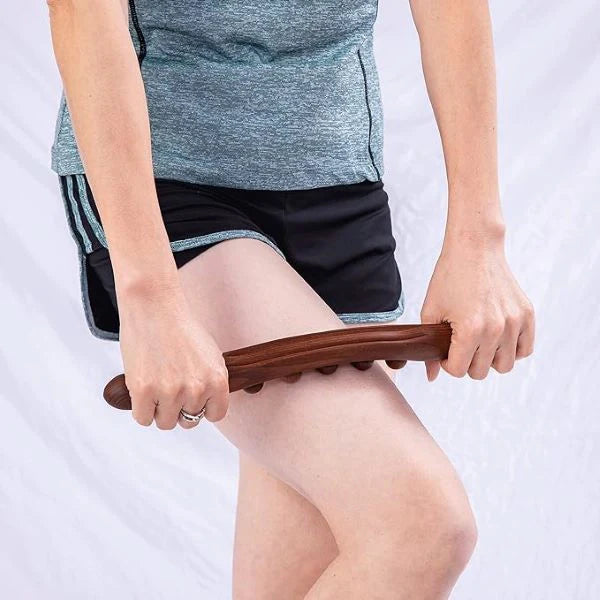 Bastón de Masaje Linfático de Madera