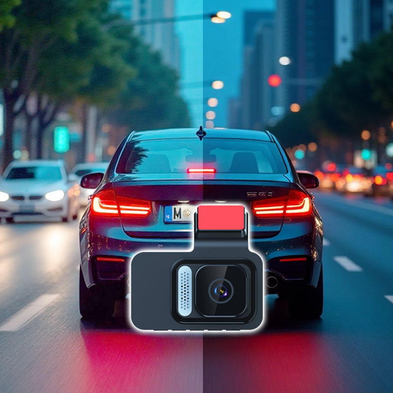 1080P WiFi Dual Dash Cam med nattesyn