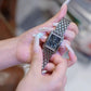Reloj rectangular de mujer con diamantes de imitación resistentes al agua