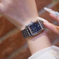 Reloj rectangular de mujer con diamantes de imitación resistentes al agua