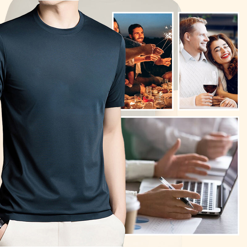 ✈️Free envío al comprar 2✈️Men's Fashion Comfortable Breathable Crew Neck T-Shirt