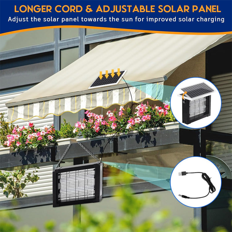 🏡 🦟Artículos imprescindibles para el jardín, lámparas solares antimosquitos, ¡matamosquitos inteligente!