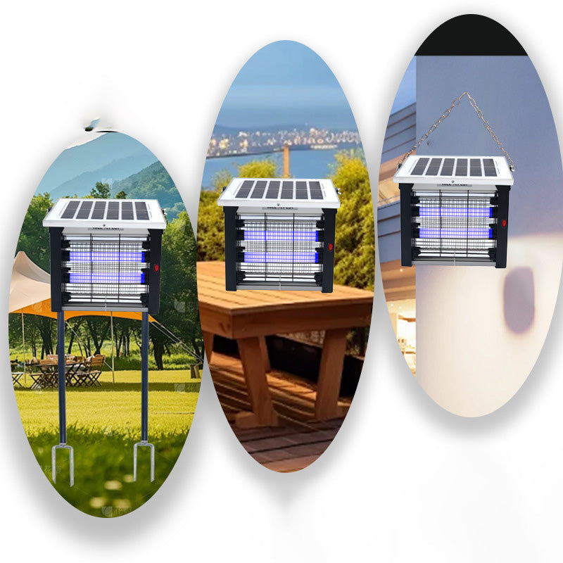 🏡 🦟Artículos imprescindibles para el jardín, lámparas solares antimosquitos, ¡matamosquitos inteligente!