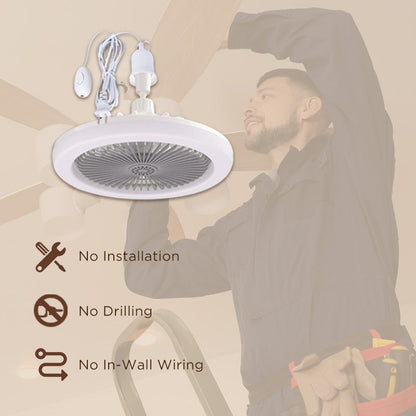 ✈️🎁Ventilador de techo de aromaterapia con control remoto y luz
