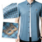 ✈️Free envío al comprar 2✈️Men's Casual Plaid Short Sleeve Shirt