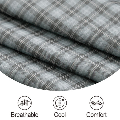 ✈️Free envío al comprar 2✈️Men's Casual Plaid Short Sleeve Shirt